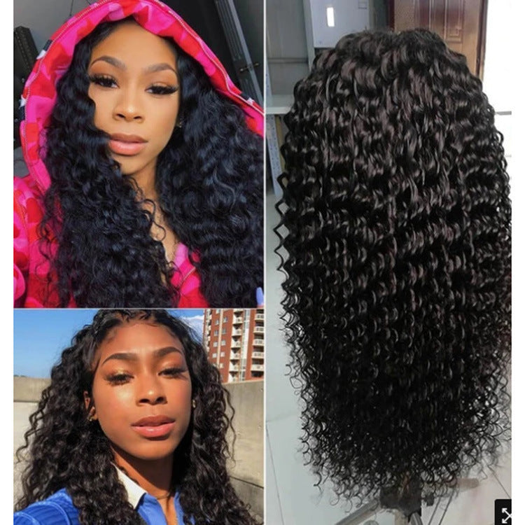 Wave high temperature silk African wig Wave high temperature silk African wig